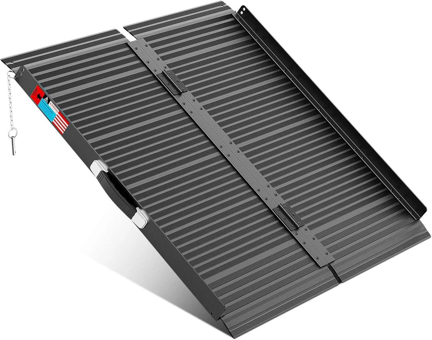 Compact Lightweight Folding Ramp Non-Slip 600lb Capacity