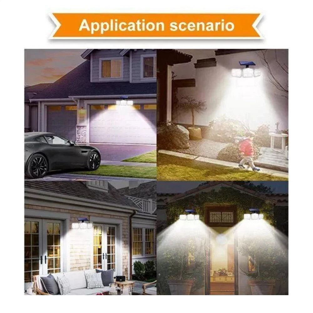 Bright Outdoor Solar Powered Motion Sensor Lights