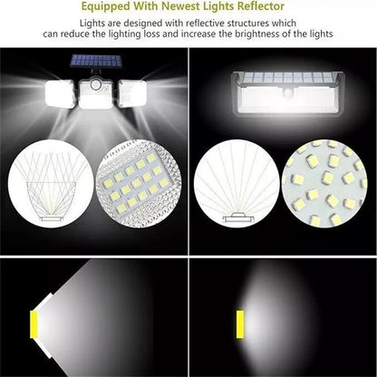 Bright Outdoor Solar Powered Motion Sensor Lights