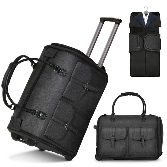 Rolling Clothing Travel Bag with Wheels - Halri