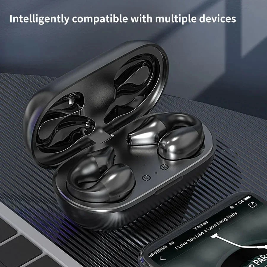 Open Ear Wireless Clip On Headphones