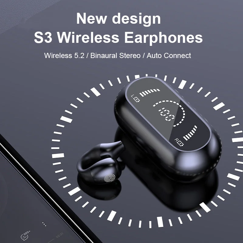 Open Ear Wireless Clip On Headphones