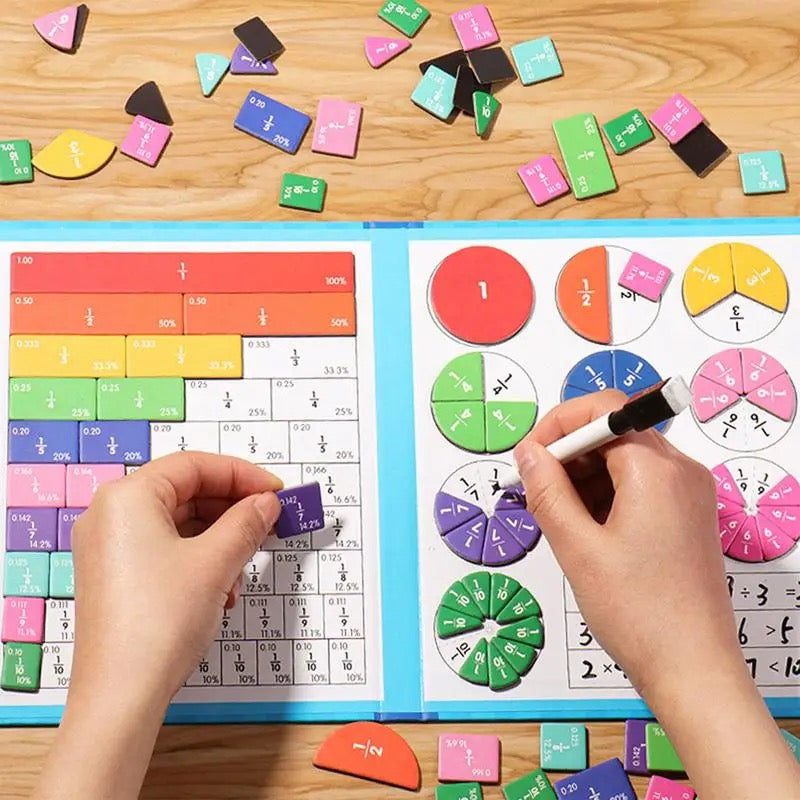 Fun Learning Maths Magnetic Fraction Board - Halri