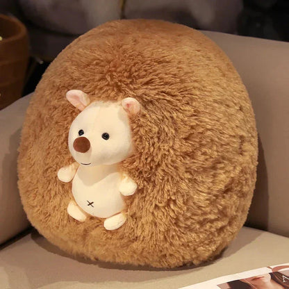 Adorable peluche hérisson câline