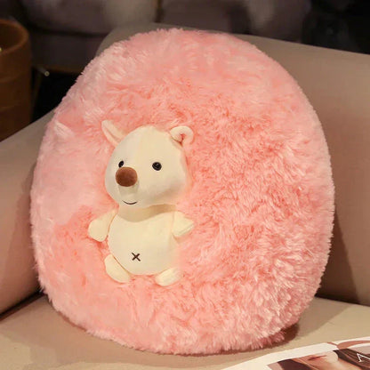 Adorable peluche hérisson câline