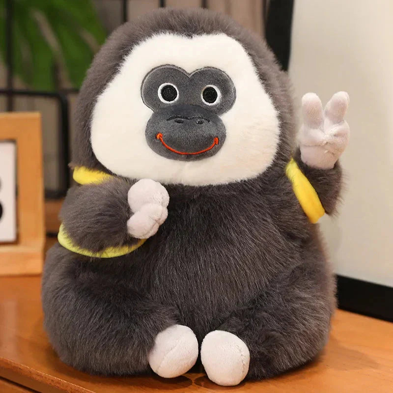 Adorable peluche singe toute douce
