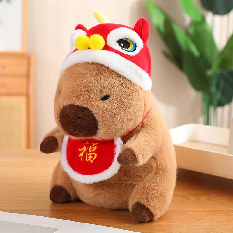 Adorables peluches bébé capybara pour les fêtes