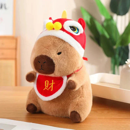 Adorables peluches bébé capybara pour les fêtes