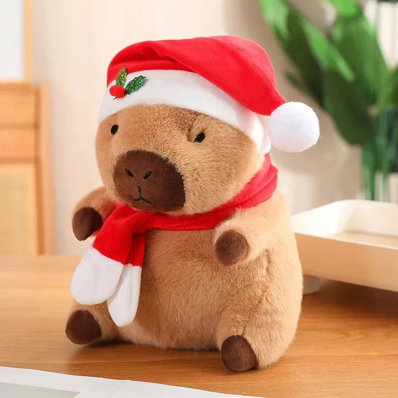 Adorables peluches bébé capybara pour les fêtes