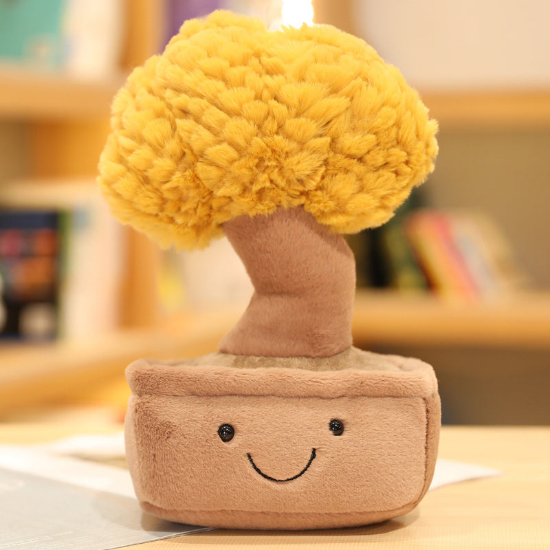 Adorables mini peluches bonsaï en forme d'ami