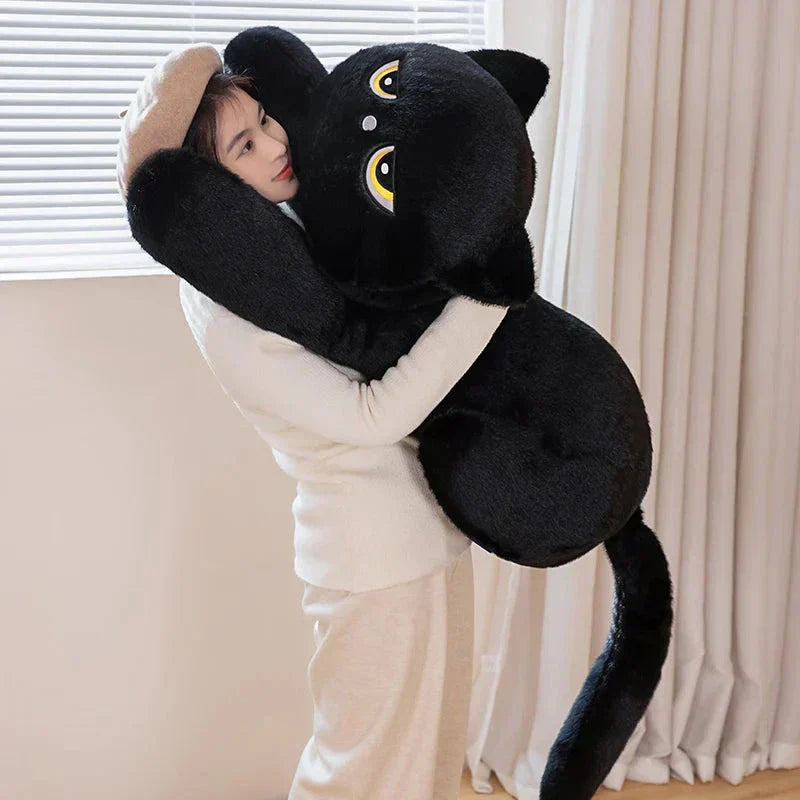 Big Soft Grey Kitten Plush Toy - Halri