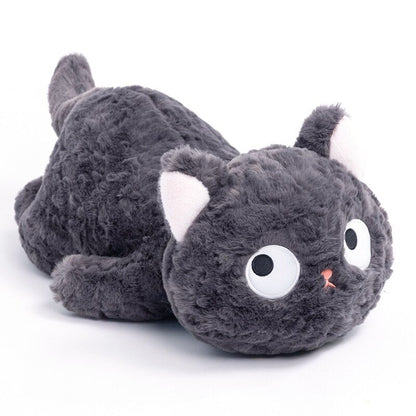 Adorable chaton noir en peluche douce