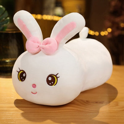 Coussin en peluche lapin mignon