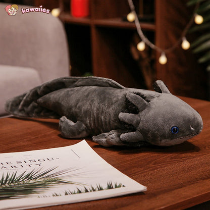 Adorable ensemble de peluches axolotl colorées