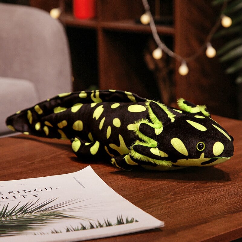 Adorable ensemble de peluches axolotl colorées