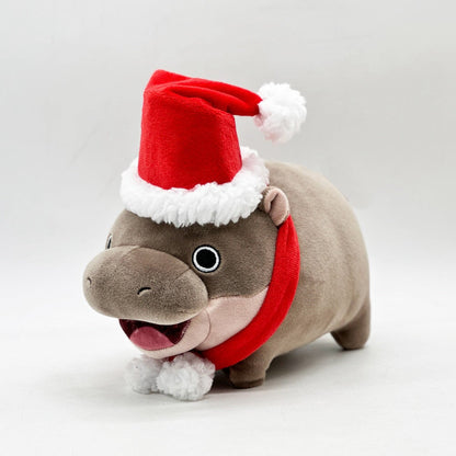 Adorable bébé hippopotame en peluche toute douce