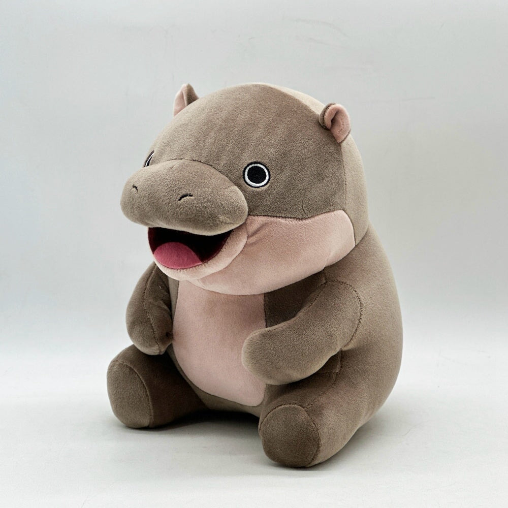 Adorable bébé hippopotame en peluche toute douce