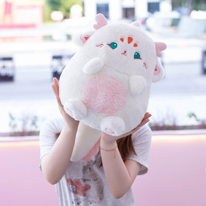 Adorable peluche cerf rose toute mignonne