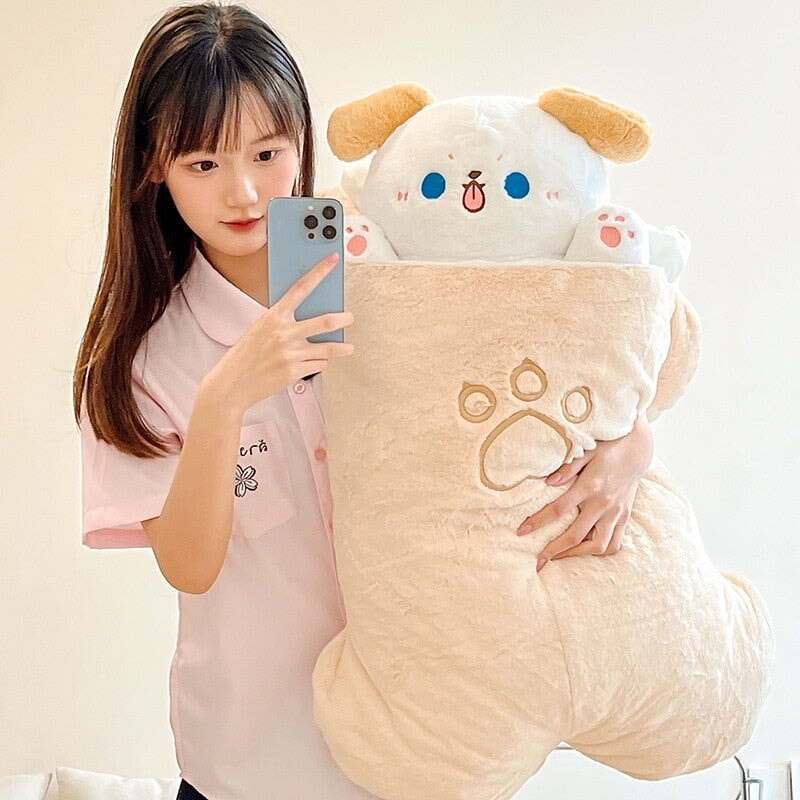 Collection de peluches en forme de grande nourriture mignonne
