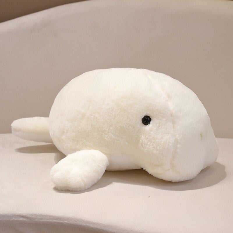 Peluche Lamantin Blanc Doux et Câlin