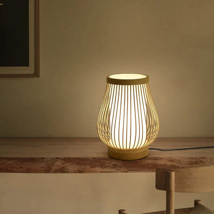 Lampe de bureau asiatique traditionnelle