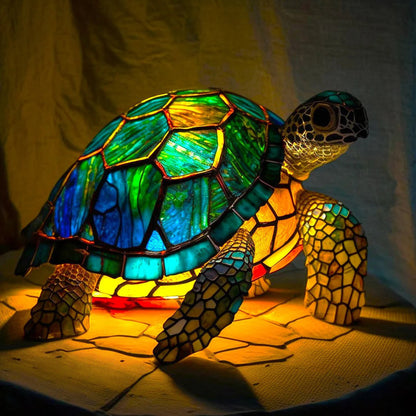 Décoration murale LED animaux colorés
