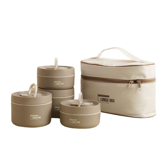 Heat Insulated Food Container with Free Lunch Bag