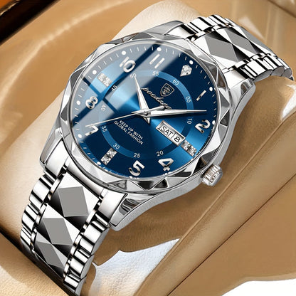 Rugged Waterproof Fitness Watch for Men