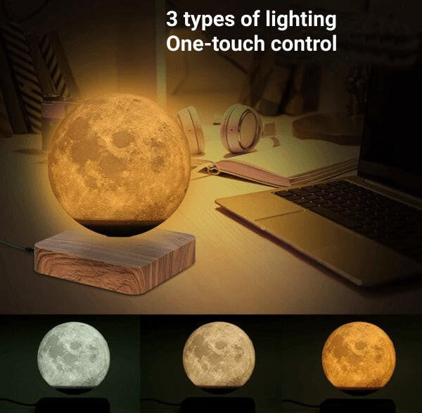 Floating Glow Moon Night Lamp