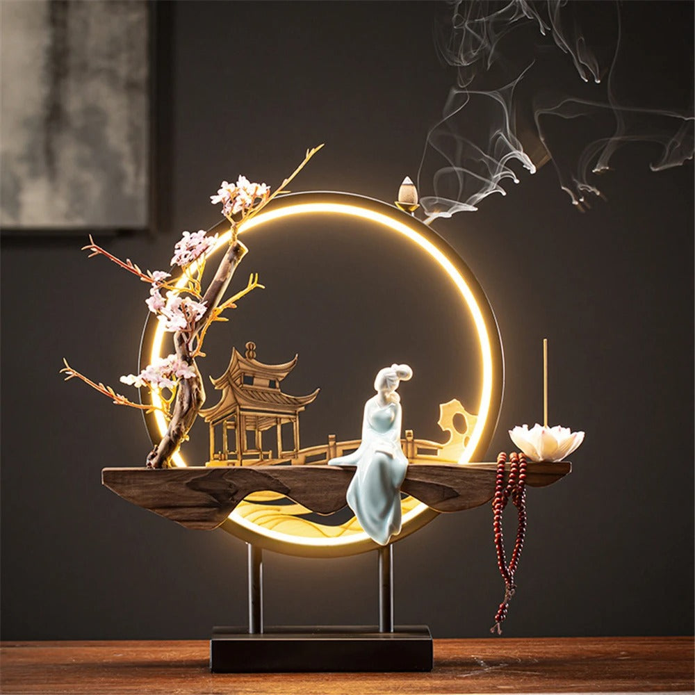 Beautiful Color Changing Incense Holder Lamp