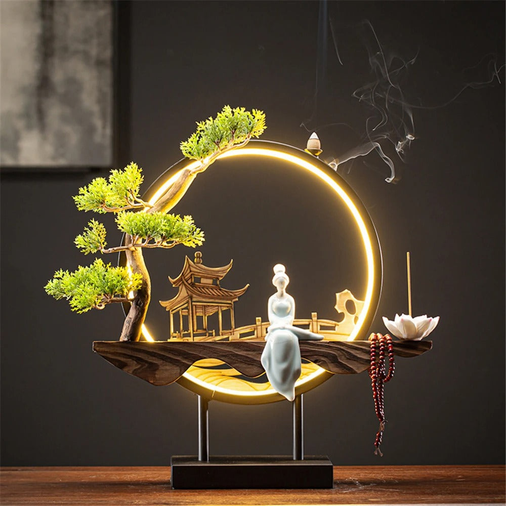 Beautiful Color Changing Incense Holder Lamp