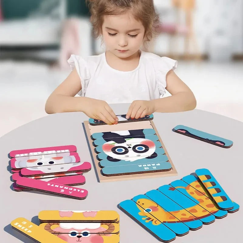 Educational Wood Learning Puzzle - Halri