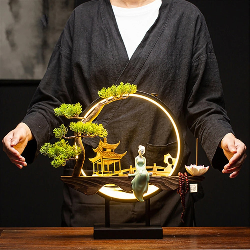 Beautiful Color Changing Incense Holder Lamp - Halri