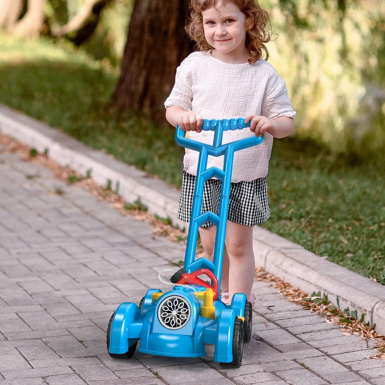 Colorful Lawn Bubble Mower for Kids - Halri