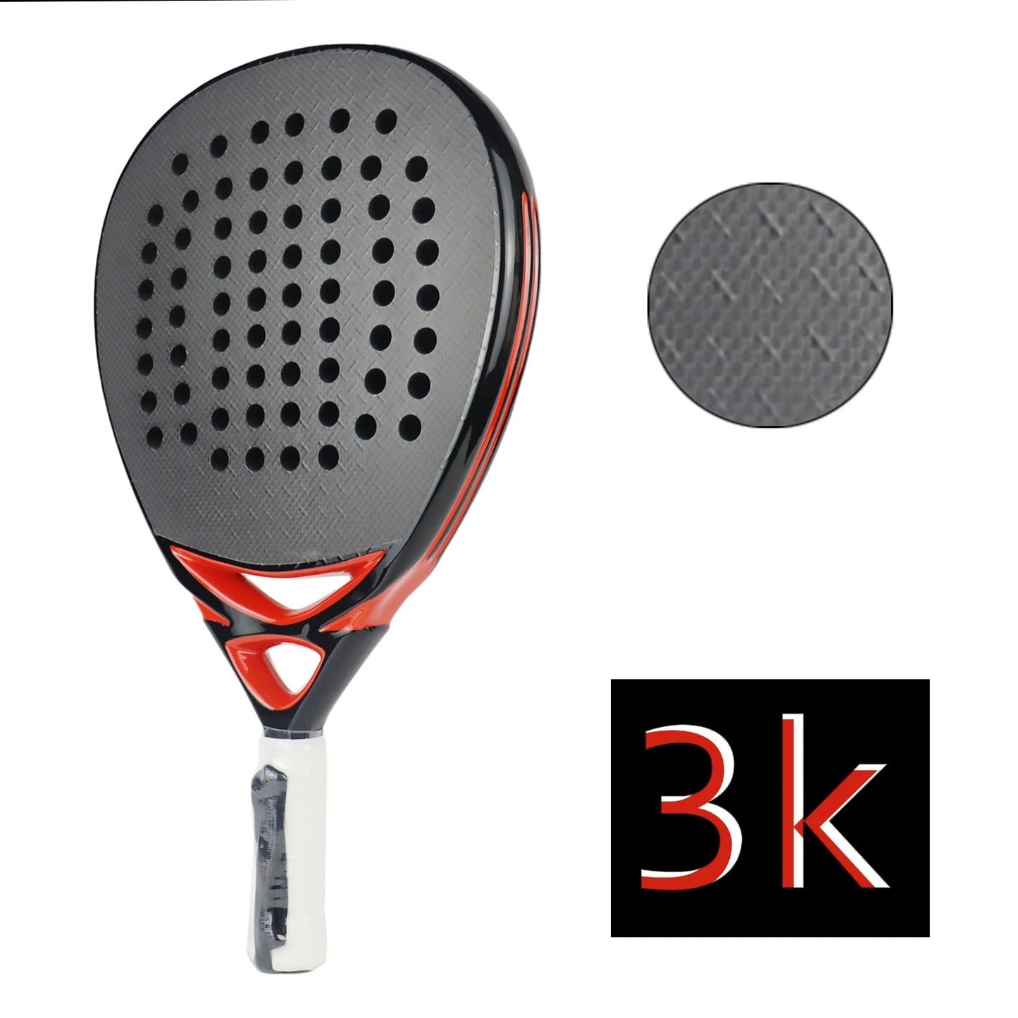 Lightweight Carbon Padel Racket with Soft EVA Core - Halri