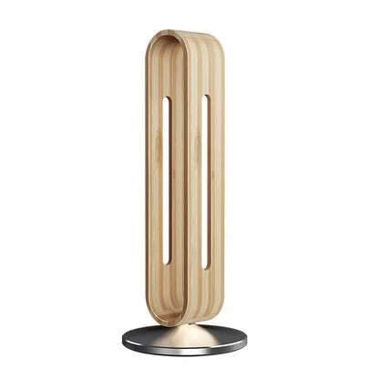 Support de casque de bureau en bois