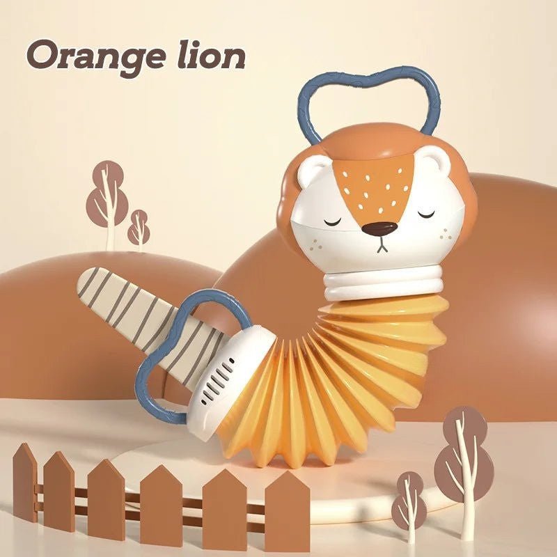 Ensemble hochet accordéon musical pour bébé