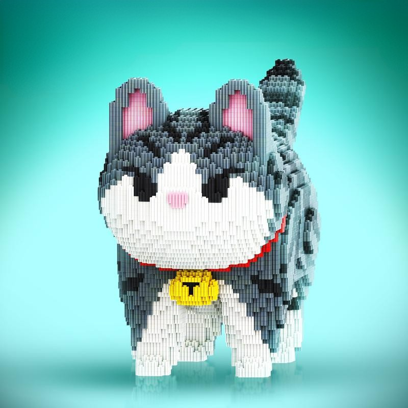 Large DIY Cat Building Kit Set - Halri