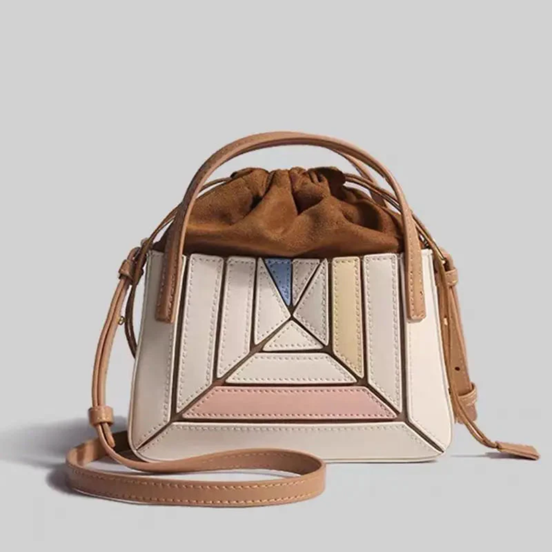 Sac à main tendance à motif géométrique