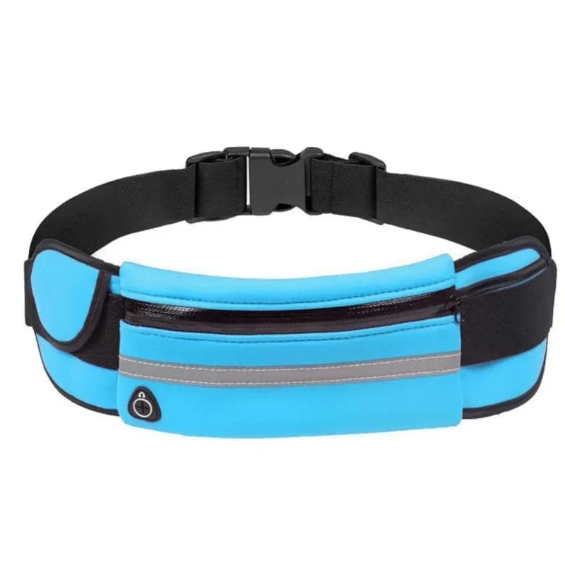 Sacoche de ceinture étanche pour le sport, idéale pour la randonnée et le fitness.
