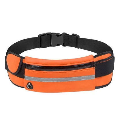 Sacoche de ceinture étanche pour le sport, idéale pour la randonnée et le fitness.