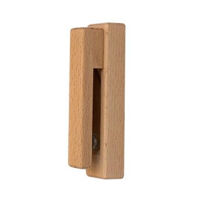 Porte-serviettes de bain rustique en bois