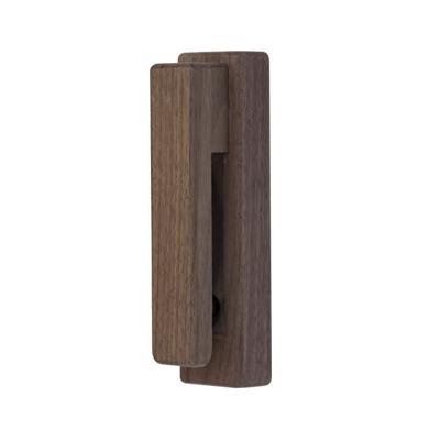 Porte-serviettes de bain rustique en bois