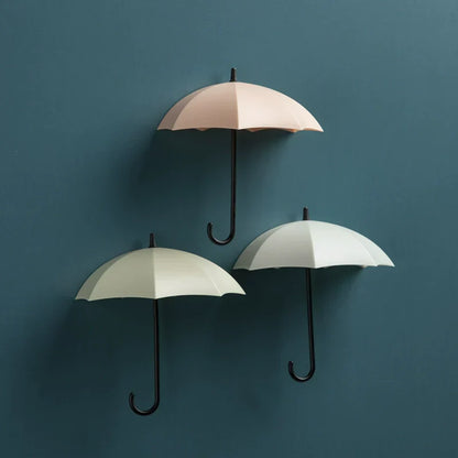 Adorable support mural pour parapluie - Porte-clés sans perçage