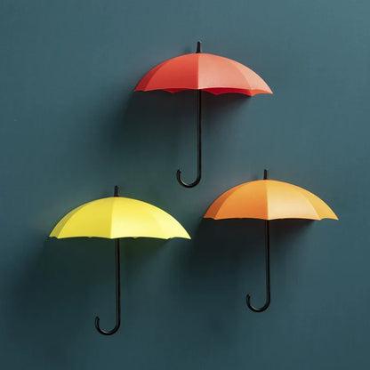 Adorable support mural pour parapluie - Porte-clés sans perçage