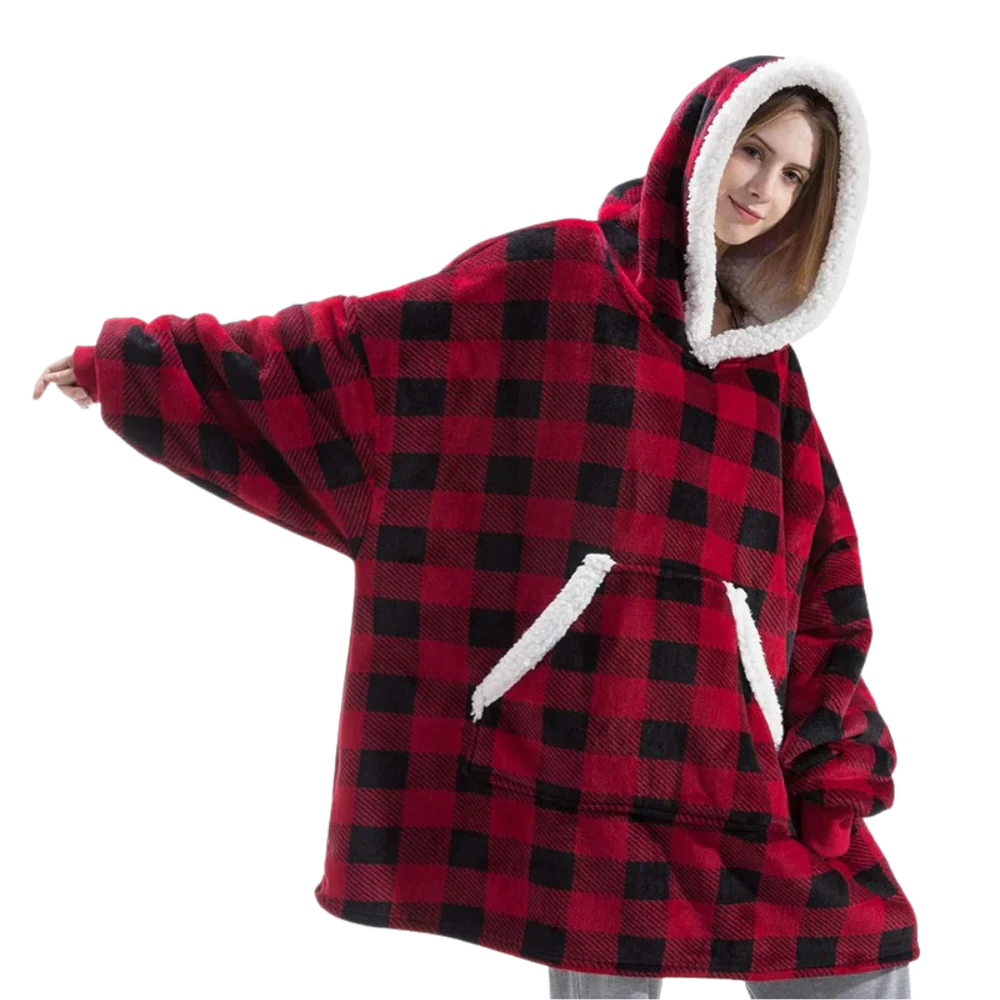 Oversized Cozy Sweatshirt Blanket