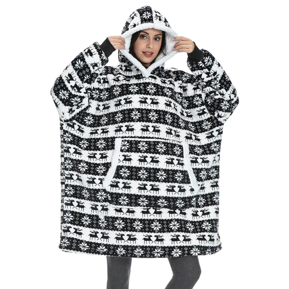 Oversized Cozy Sweatshirt Blanket