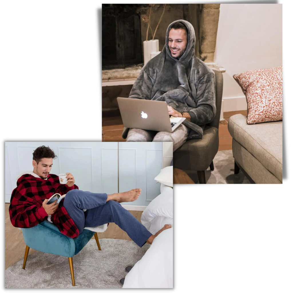 Oversized Cozy Sweatshirt Blanket
