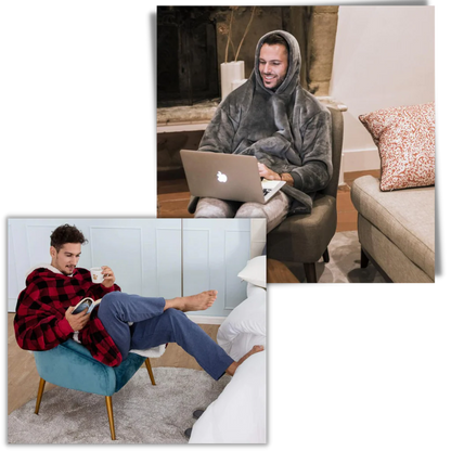 Oversized Cozy Sweatshirt Blanket