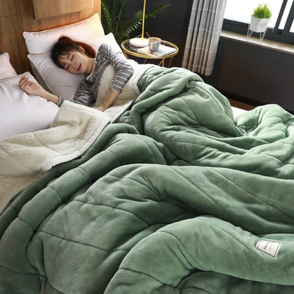 Plush Big Faux Fur Throw Blanket